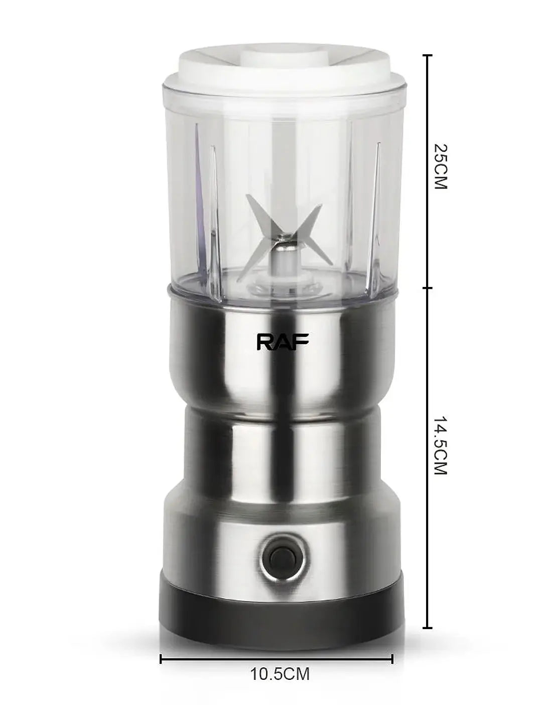 compact stainless steel juicer grinder product display for modern kitchen use