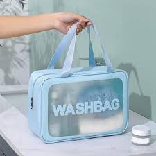 zippered waterproof toiletry bags for safe storage of liquids and cosmetics
