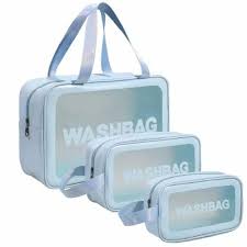 travel wash bag set for men and women easy carry bathroom organizer