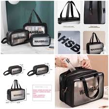 compact waterproof travel bags for toiletries grooming and skincare products