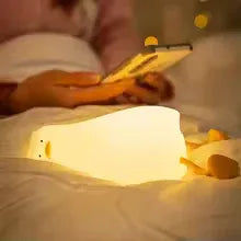 portable duck night light decorative lamp for baby and kids room