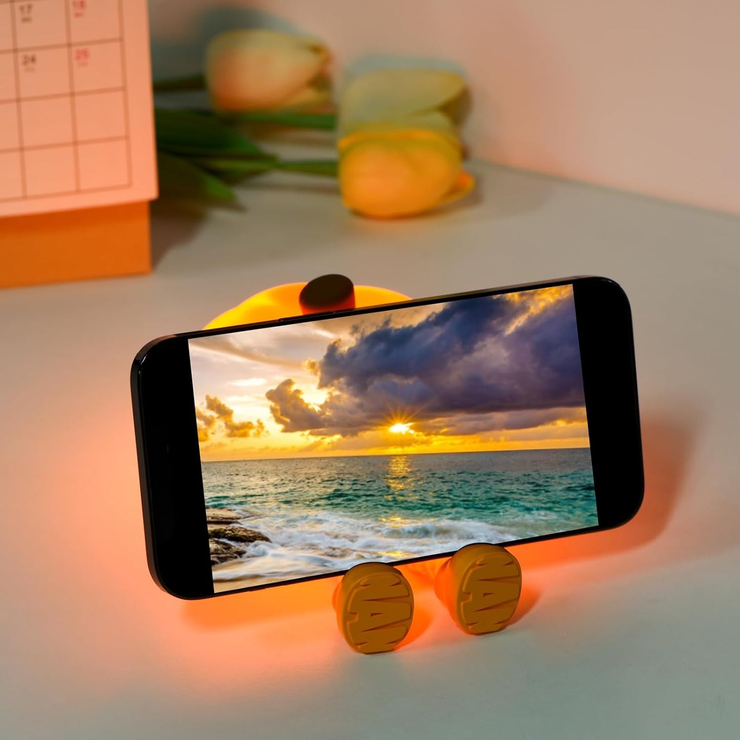 Halloween style pumpkin silicone lamp LED night light product display