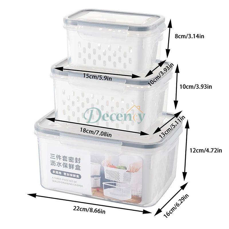 durable plastic food preservation box set for long lasting freshness storage