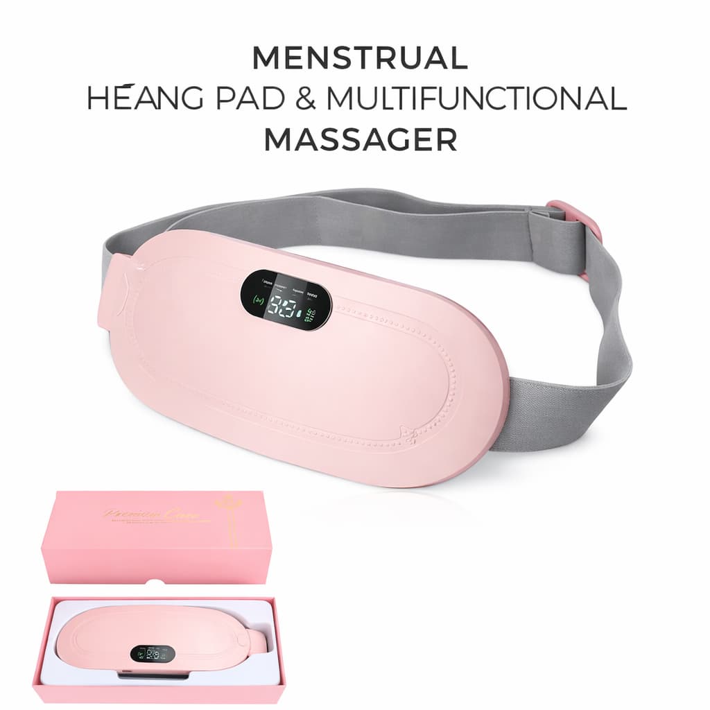 portable heating pad belt for women period pain relief comfortable wearable design