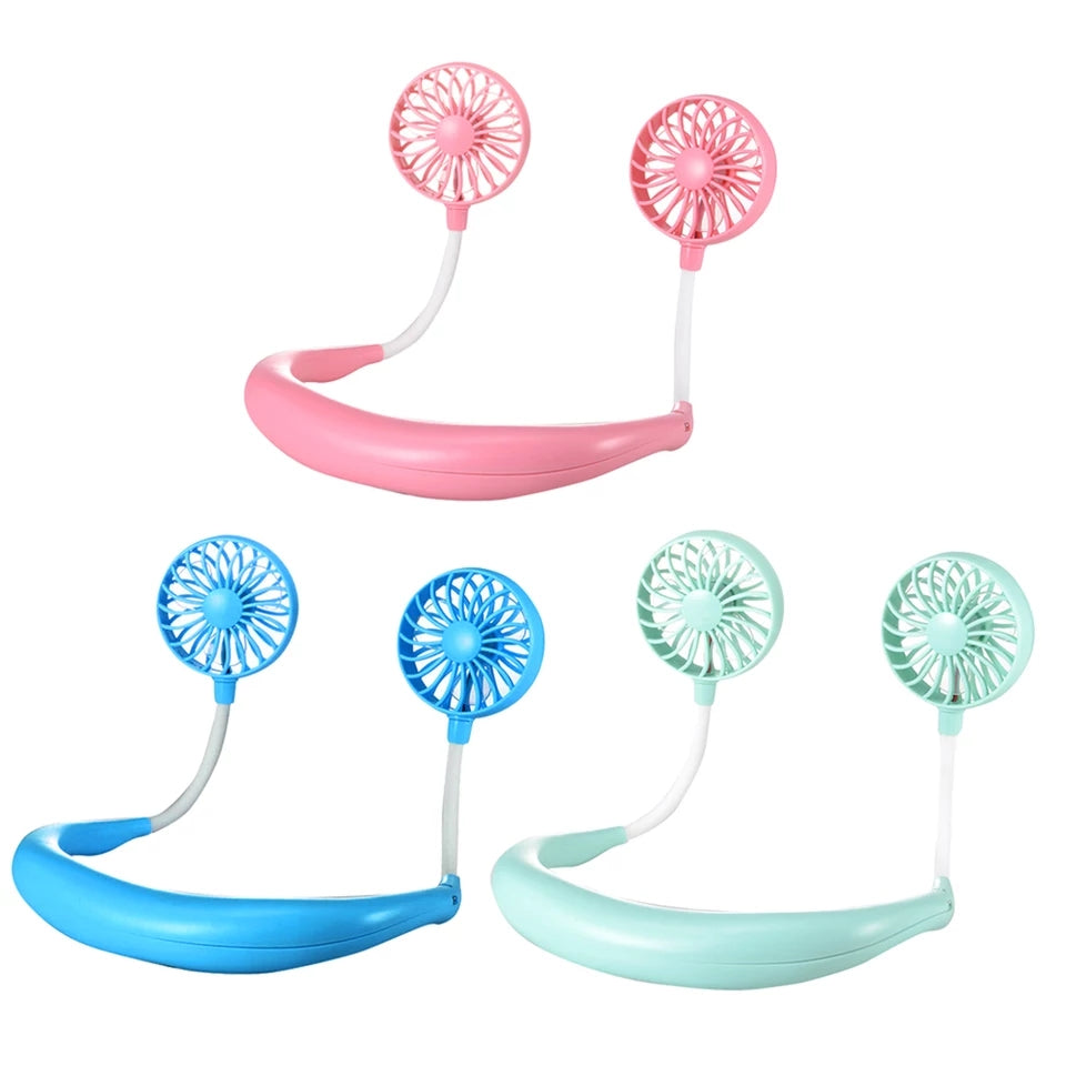 lightweight wearable fan 360 degree adjustable cooling airflow design