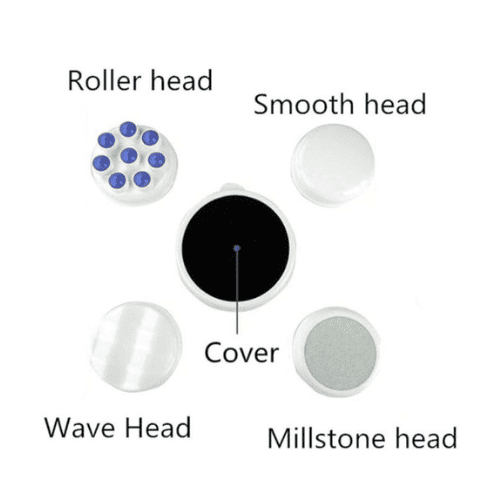 close view massage head attachments for full body relaxation device