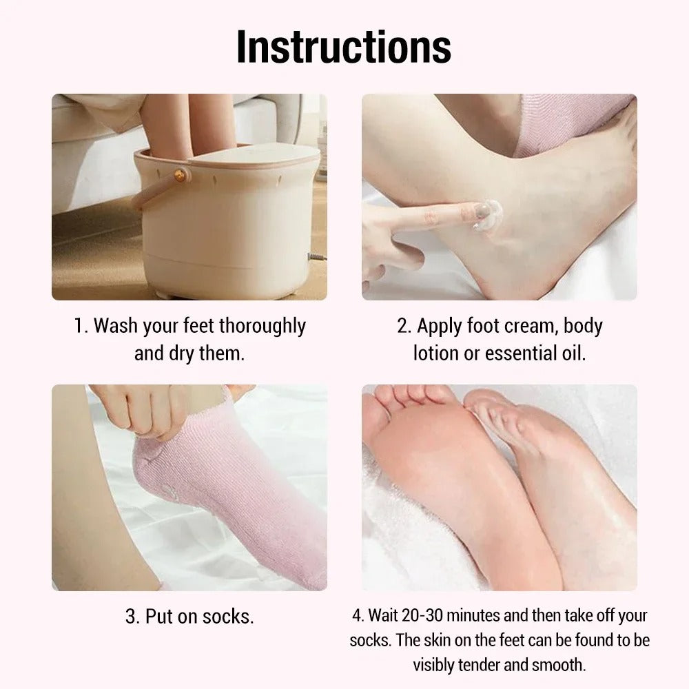 Loot Phoot™ Moisturizing Spa Gel Socks ( Hot Selling ) Loot Phoot™