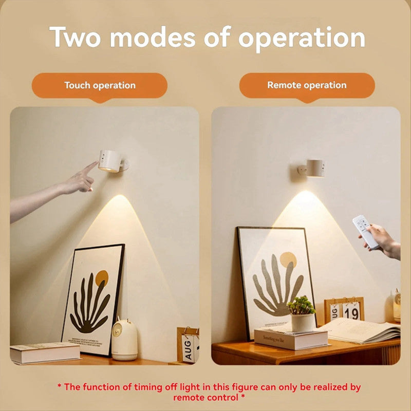 360° Double Side Led Wall Lamp (Rechargeable)