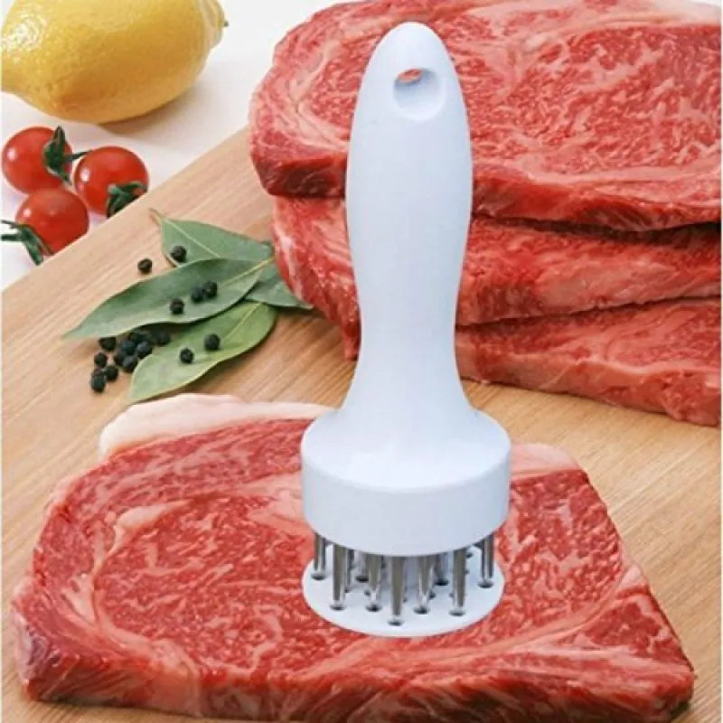 Close View of Stainless Steel Meat Tenderizer Needles