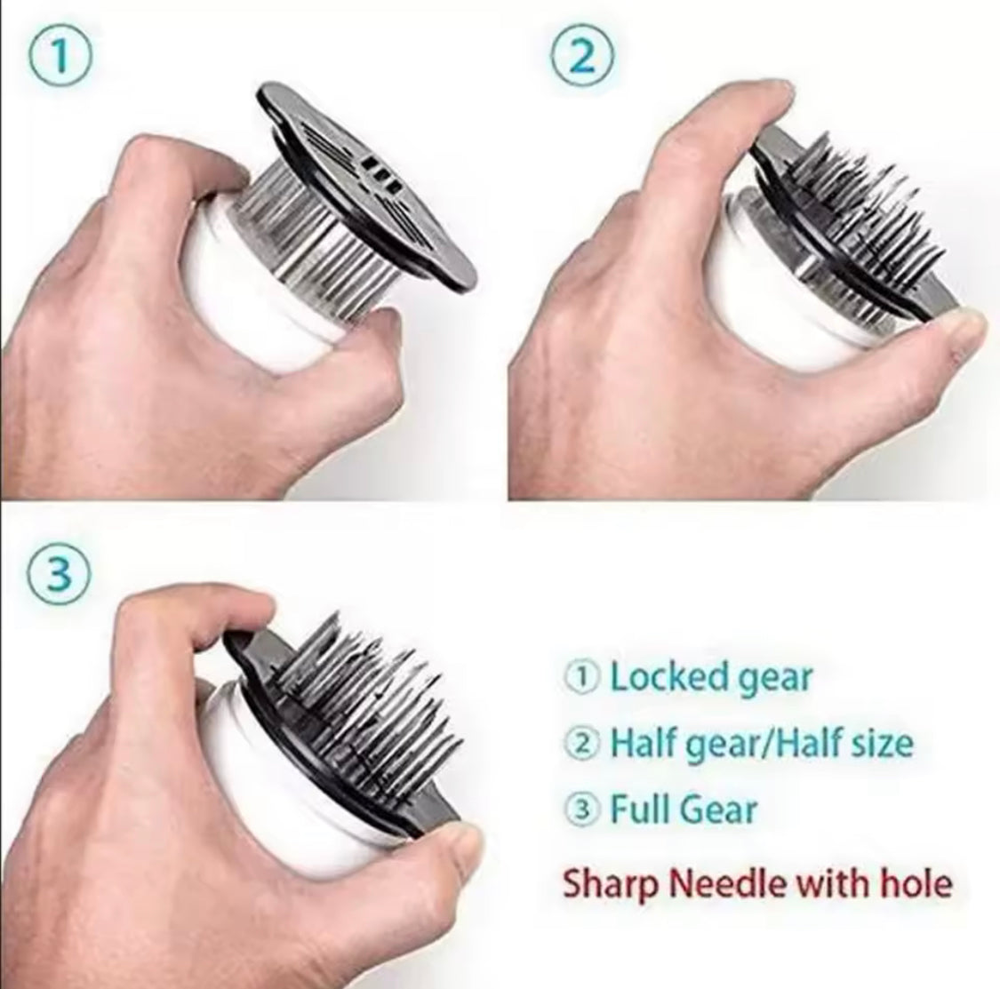 meat marinade injector tool for juicy meat