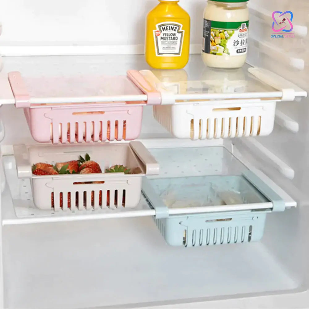 Loot Phoot™ PACK OFF 2 Fridge Drawer Basket Loot Phoot™