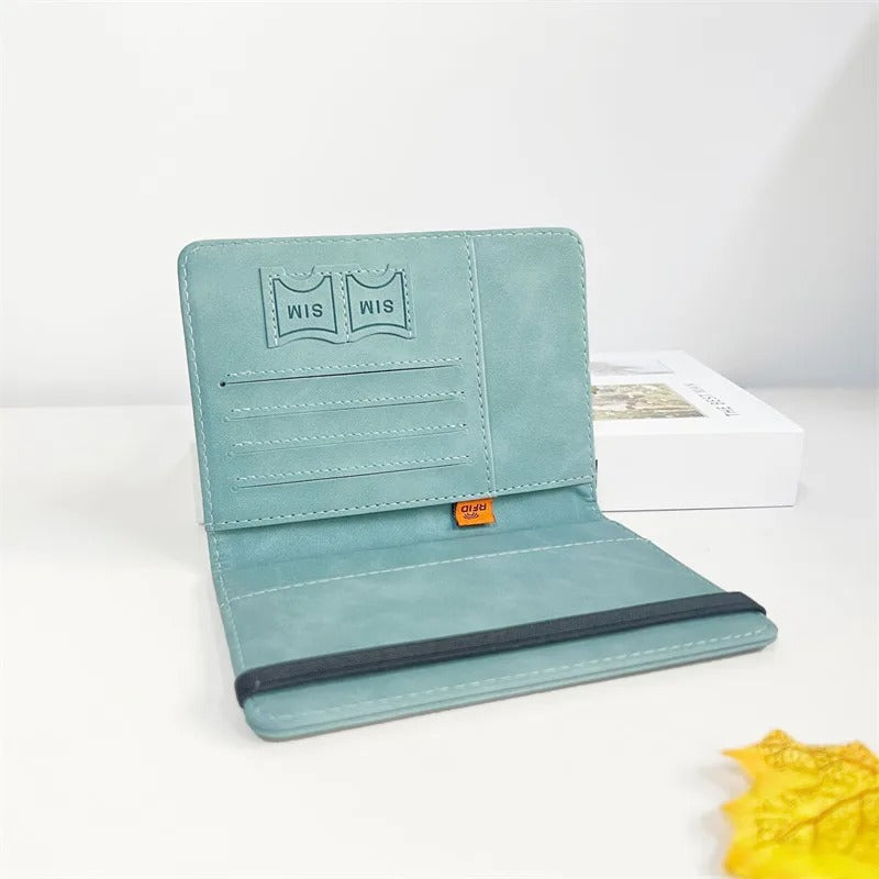 passport and card holder for travel use