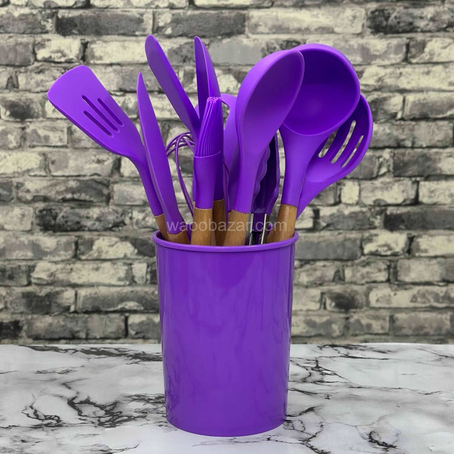 premium silicone utensils set for cooking