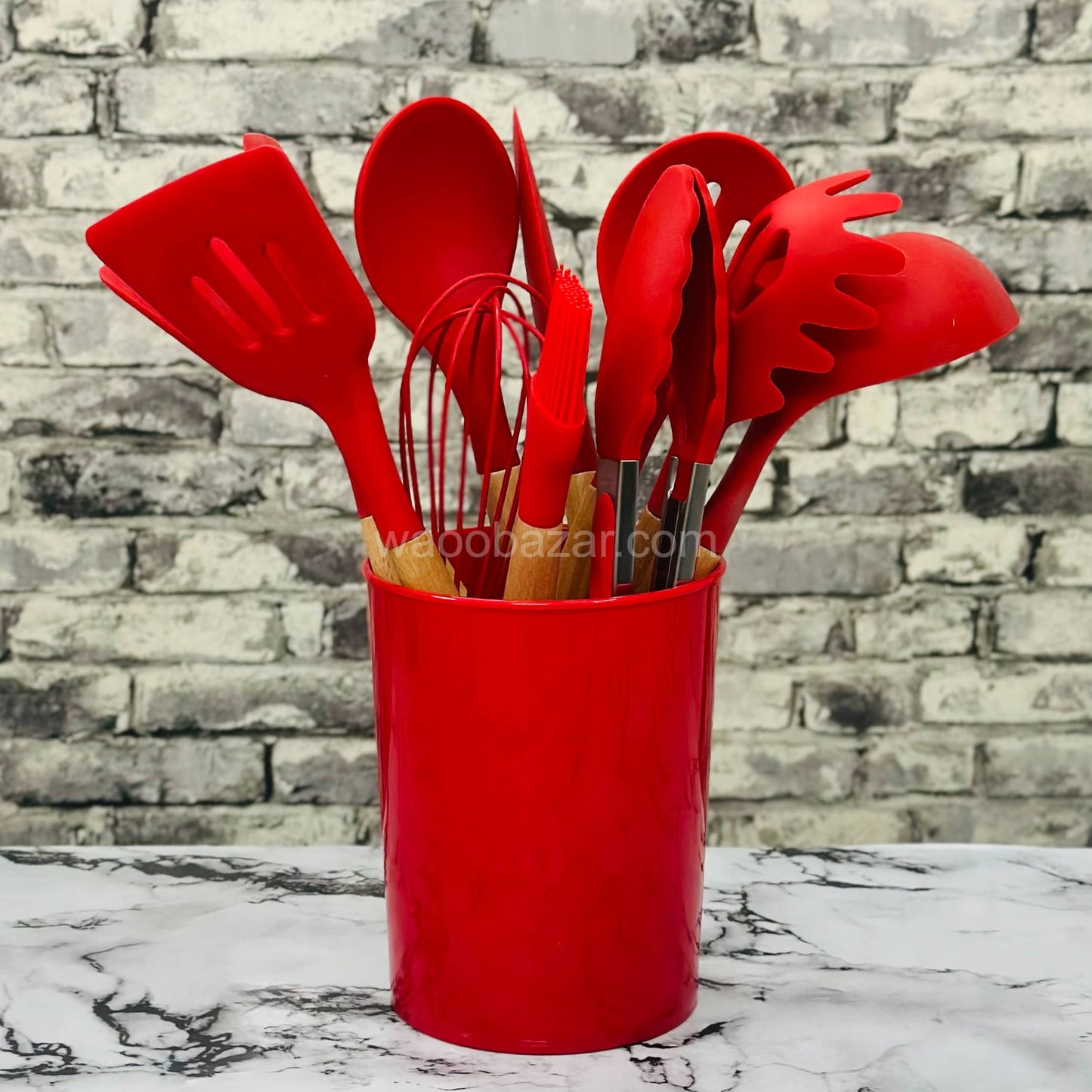 silicone spoons set for everyday kitchen use