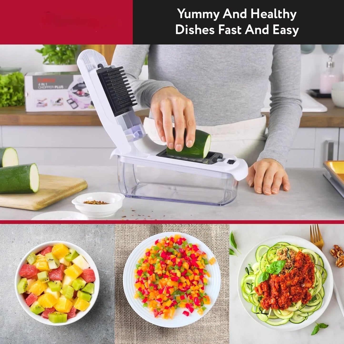 multifunctional vegetable chopper for slicing vegetables