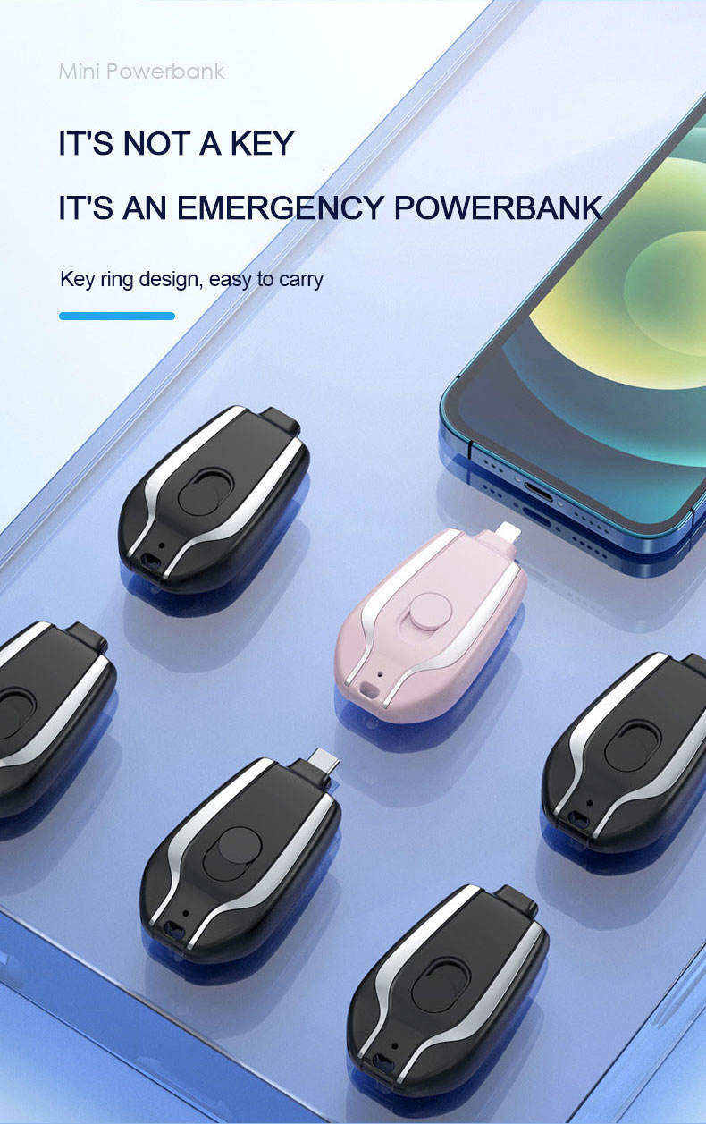 Loot Phoot™ Mini emergency power bank keychain Loot Phoot™
